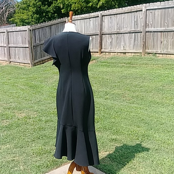 Shoshanna Midnight black sleeveless dress size 8 - Picture 4 of 10